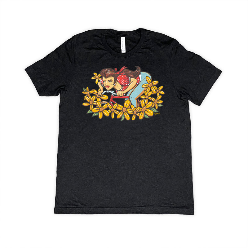 Speedy Bike Girl T-Shirt