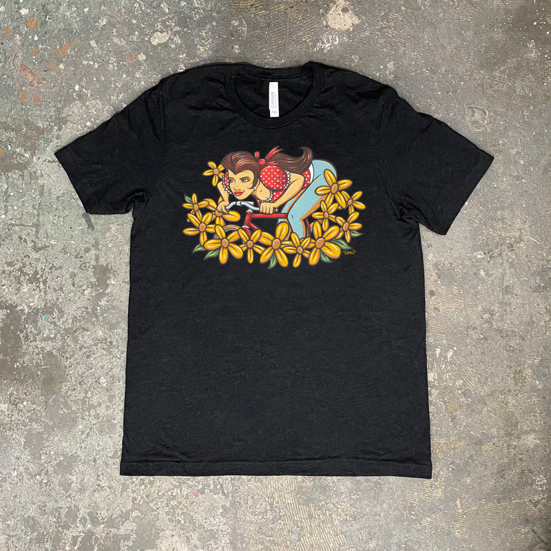 Speedy Bike Girl T-Shirt
