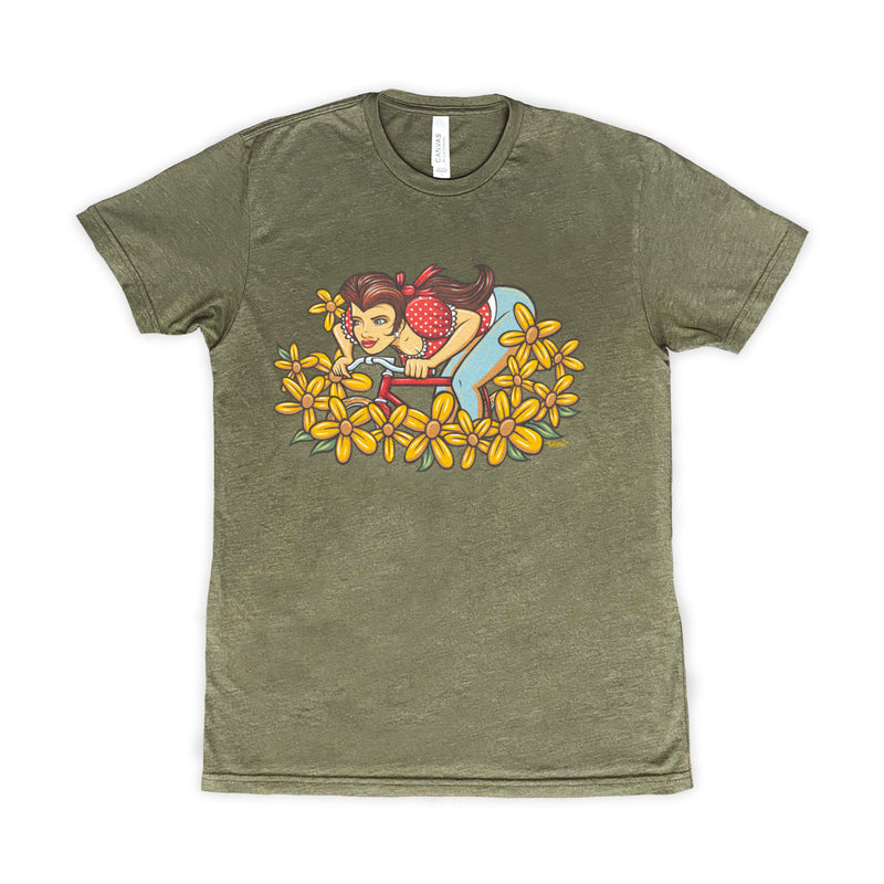 Speedy Bike Girl T-Shirt