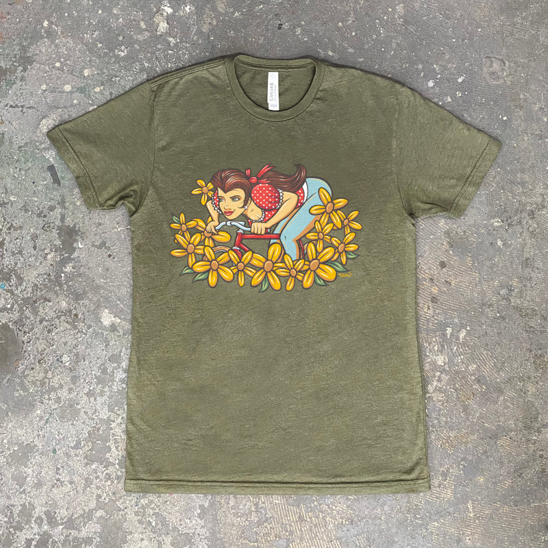 Speedy Bike Girl T-Shirt