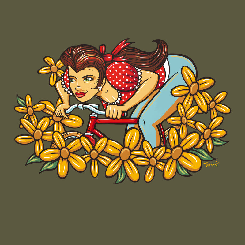 Speedy Bike Girl T-Shirt