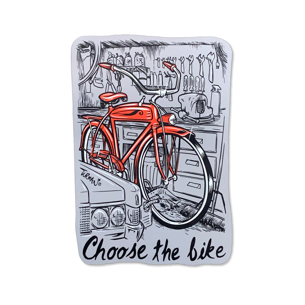 Choose the Bike Sticker