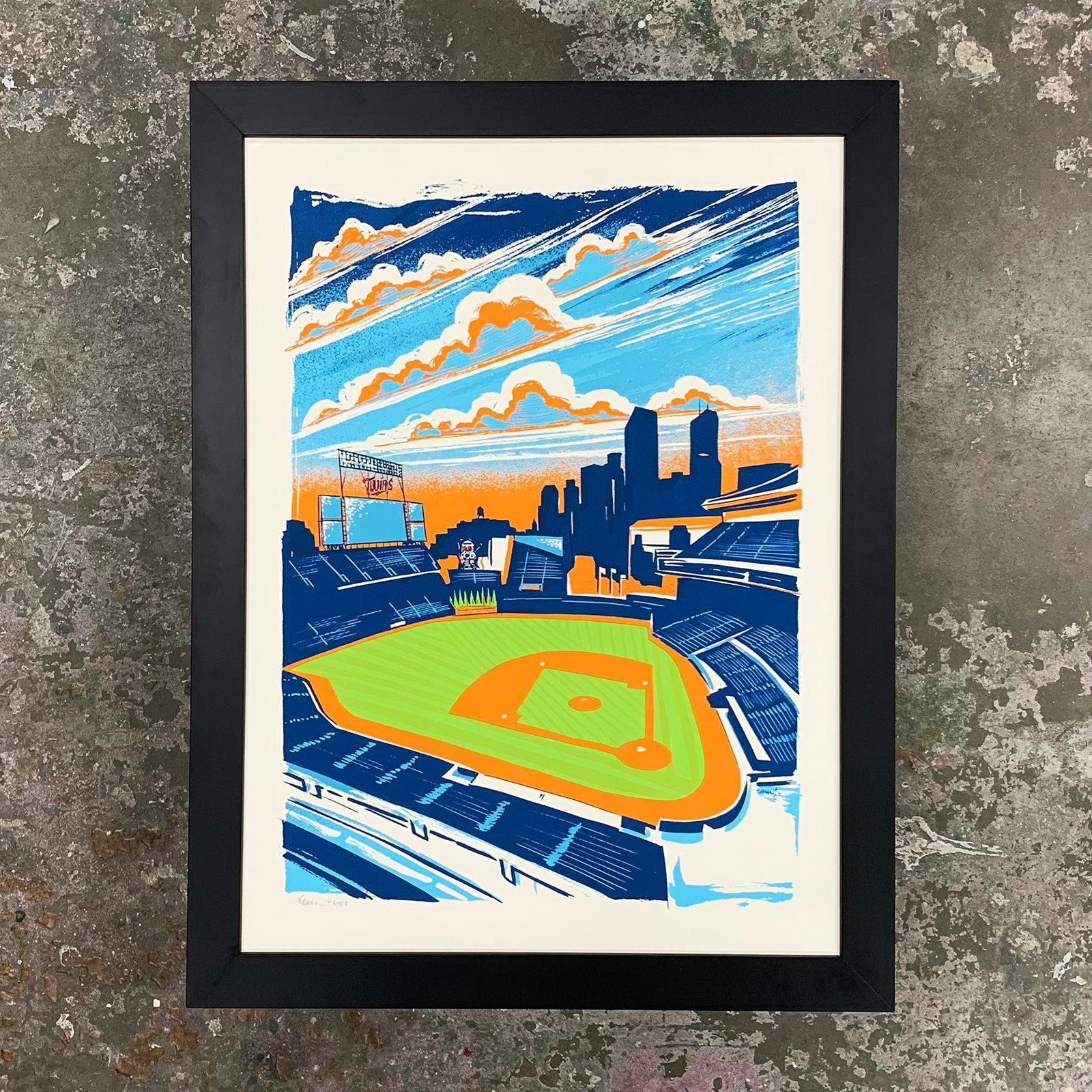 Target Field Scetch Target Field – Turman Artwork Company