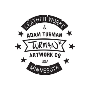 Turman x Leather Works MN No.9 Wallet - Black & Tan