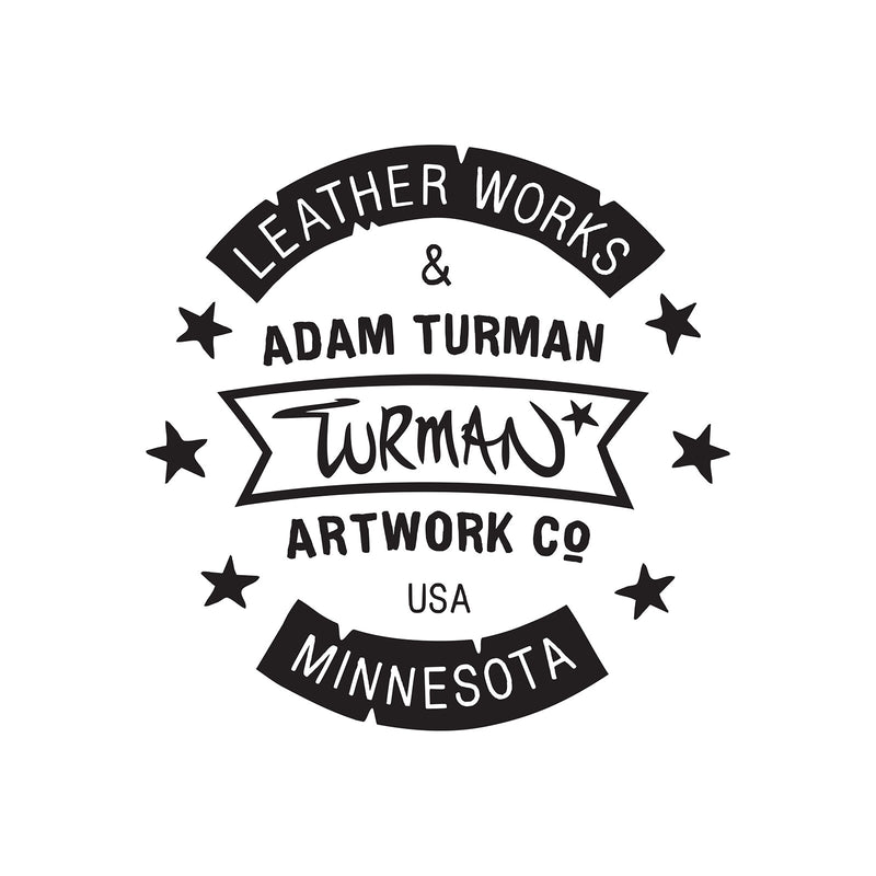 Turman x Leather Works MN No.9 Wallet - Black & Tan