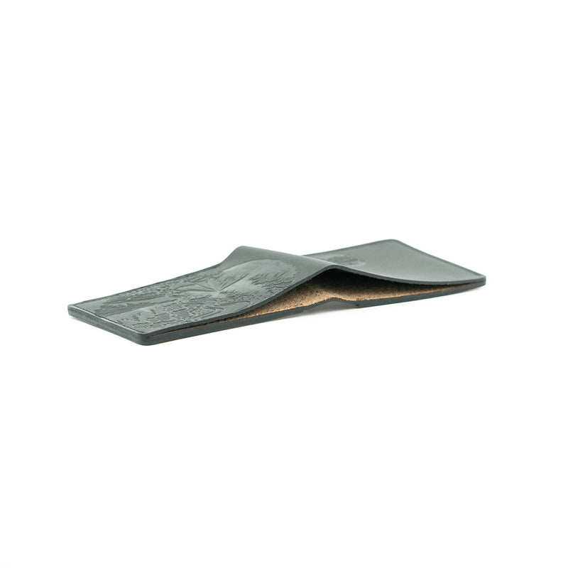 Turman x Leather Works MN Dad's Billfold - Black & Tan