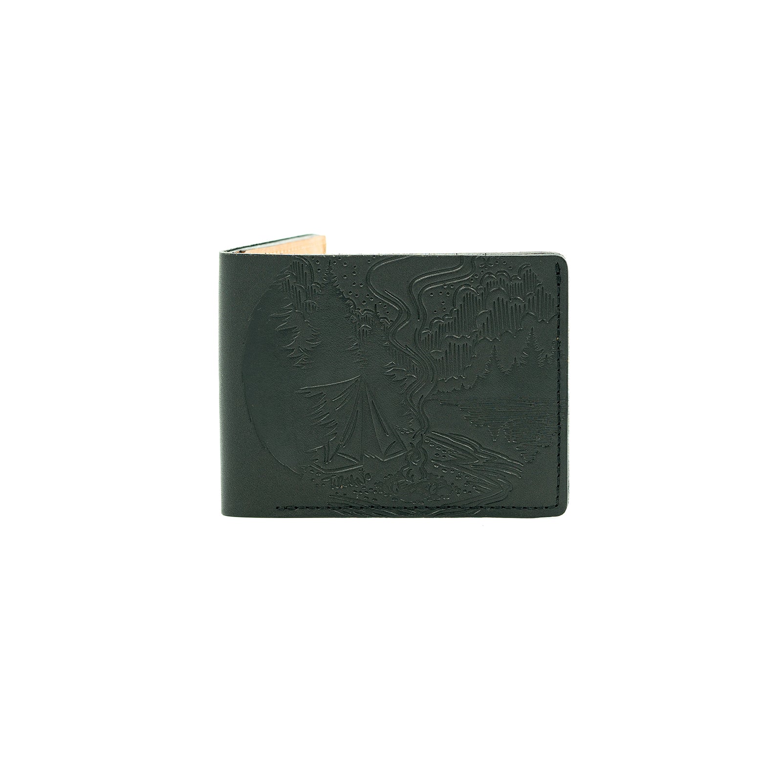 Stylish leather wallet by AdamTurman Artwork Co.