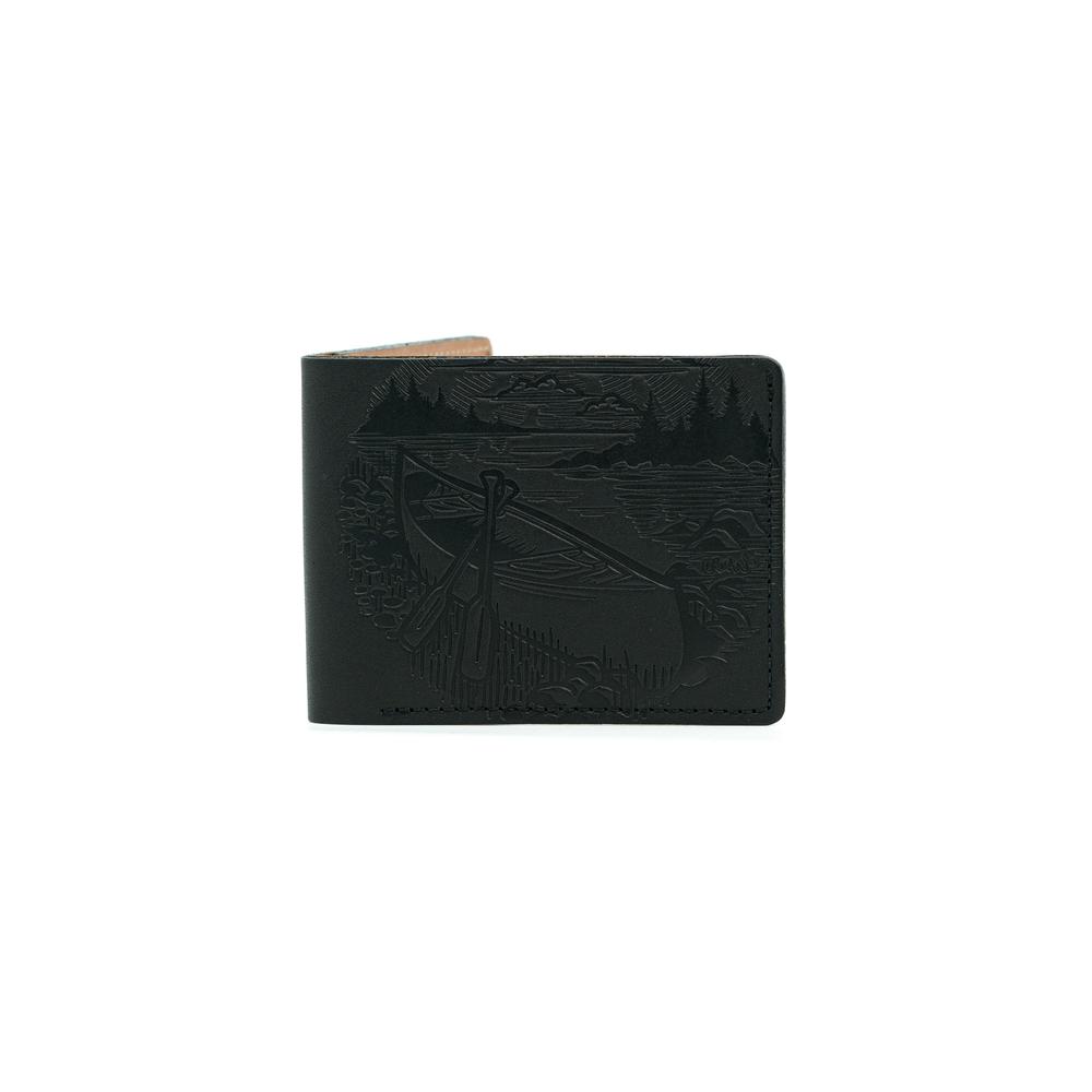 Black & Tan Leather Billfold Wallet Minnesota