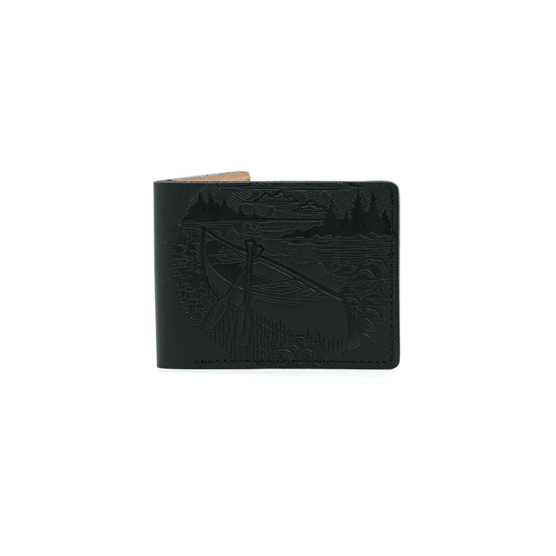 Turman x Leather Works MN Dad's Billfold - Black & Tan
