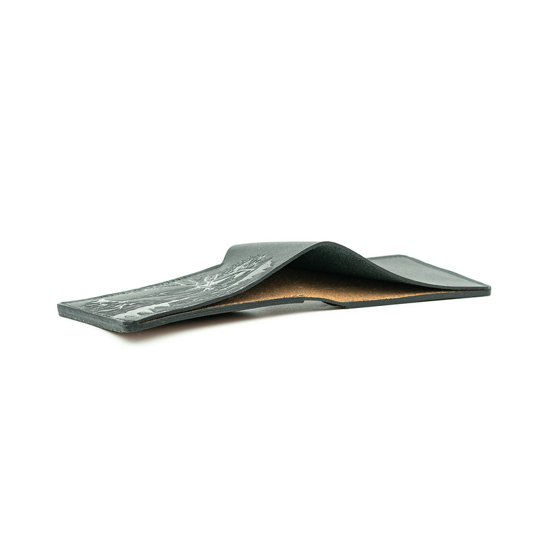 Turman x Leather Works MN No.9 Wallet - Black & Tan