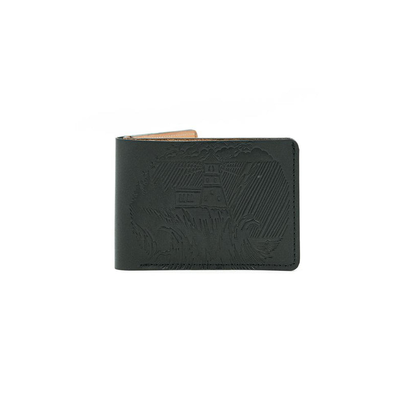 Turman x Leather Works MN No.9 Wallet - Black & Tan
