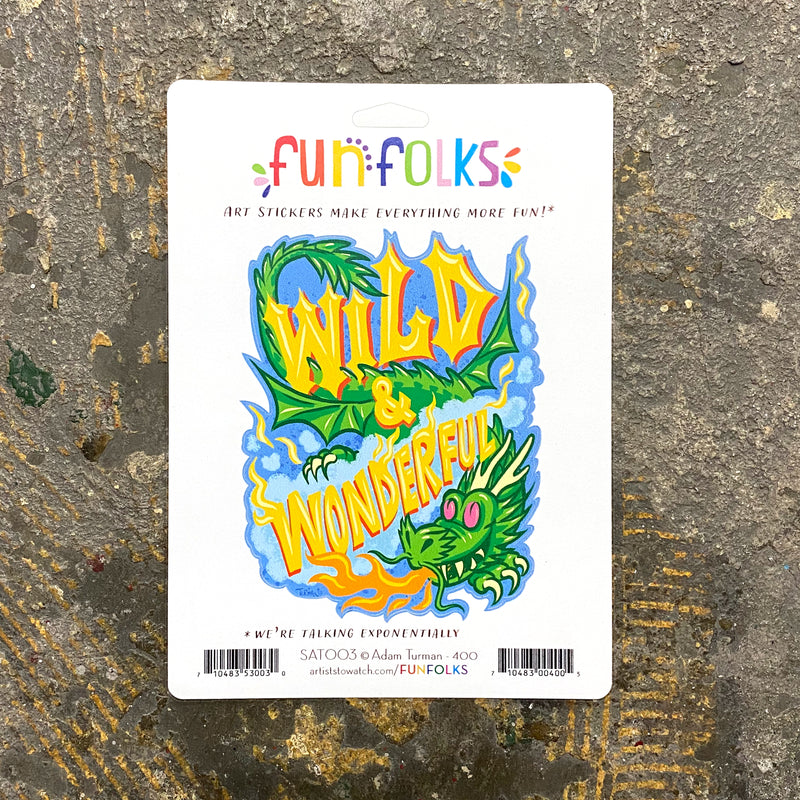 Wild & Wonderful Sticker