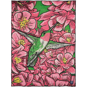 Hover Hummingbird Throw by Faribault Mill