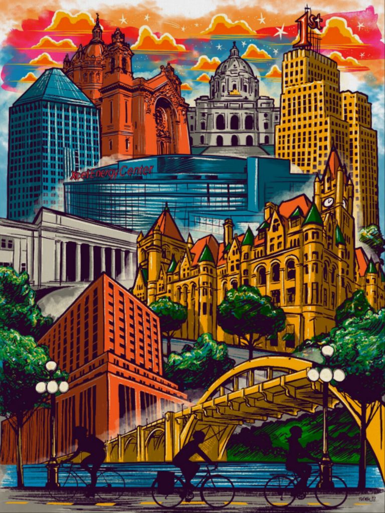 Downtown St. Paul Skyline