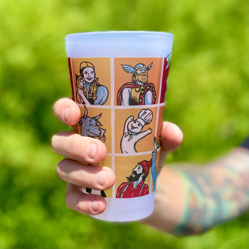 MN Bunch Frosted Pint Glass